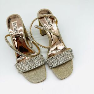 Badgley Mischka Becca Strappy Block Heel